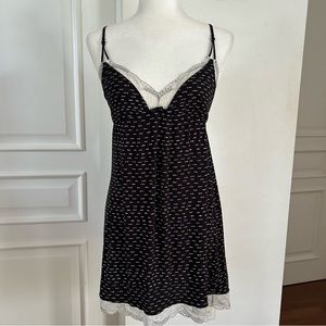Eberjey Black and White Chemise